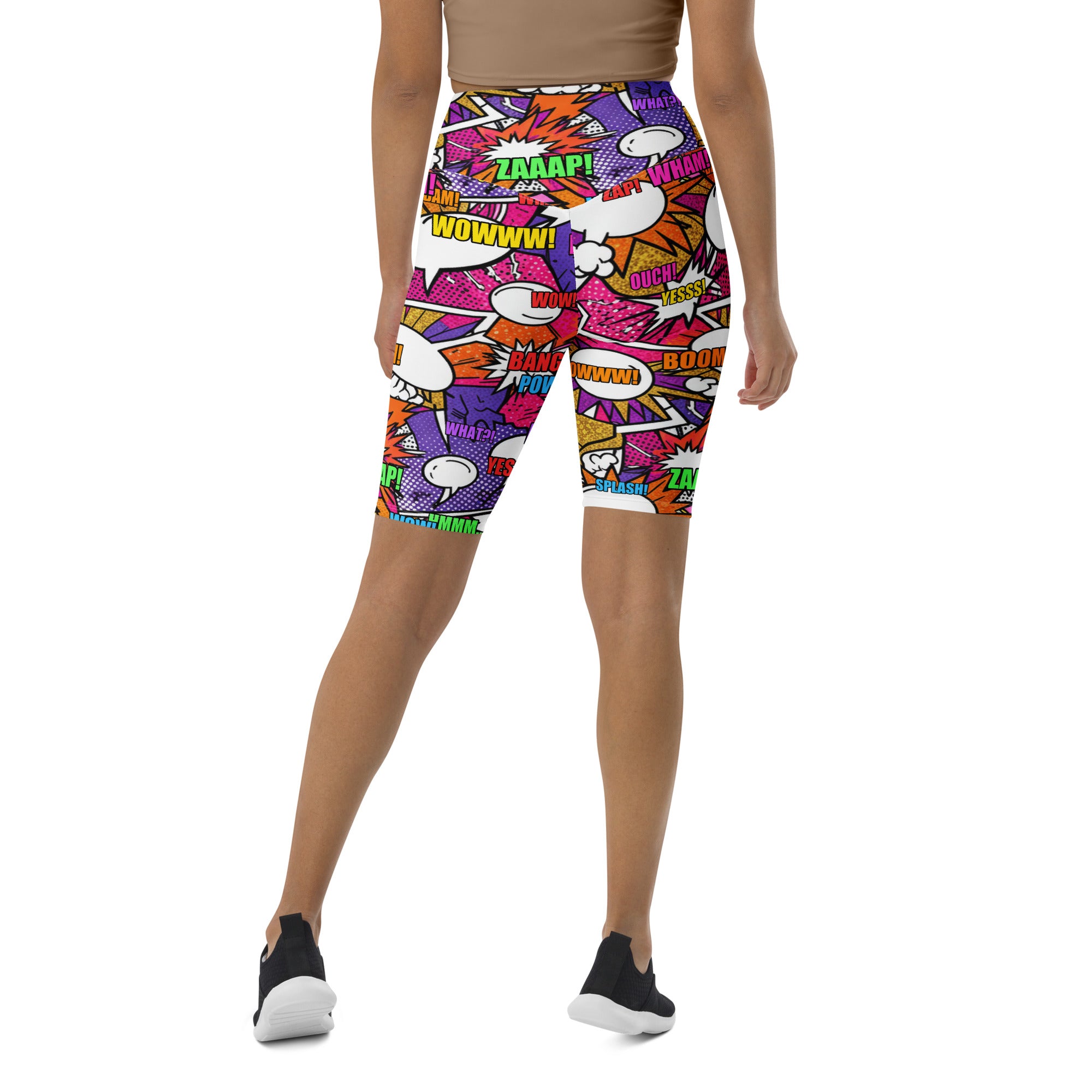 Comic Strip Disco Funk Bike Shorts | GearBunch