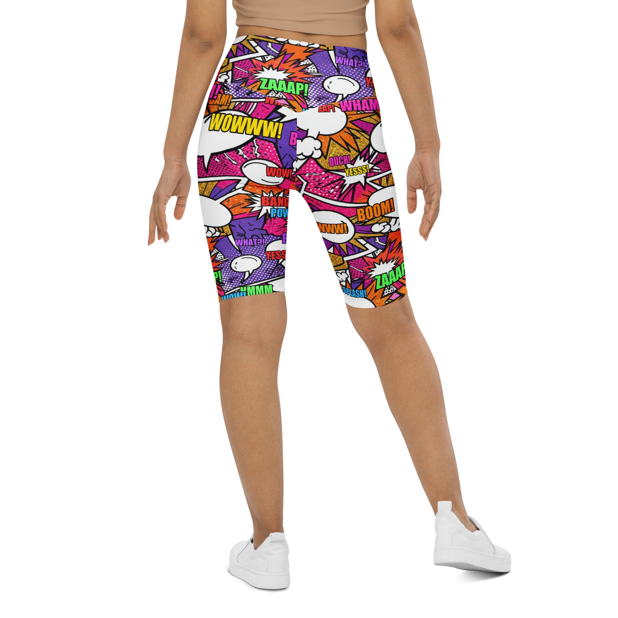 Comic Strip Disco Funk Bike Shorts | GearBunch