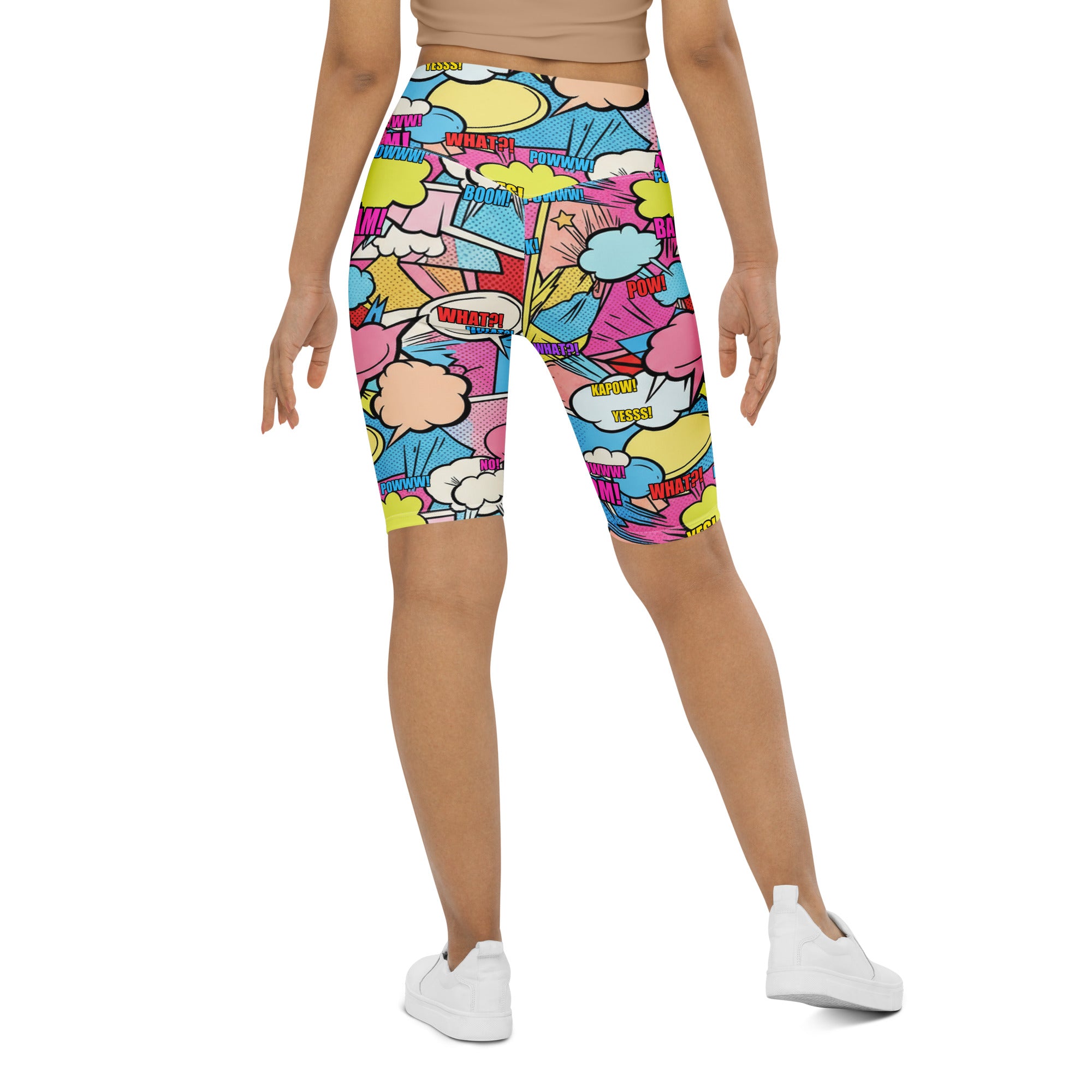 Comic Strip Kawaii Cute Bike Shorts | GearBunch