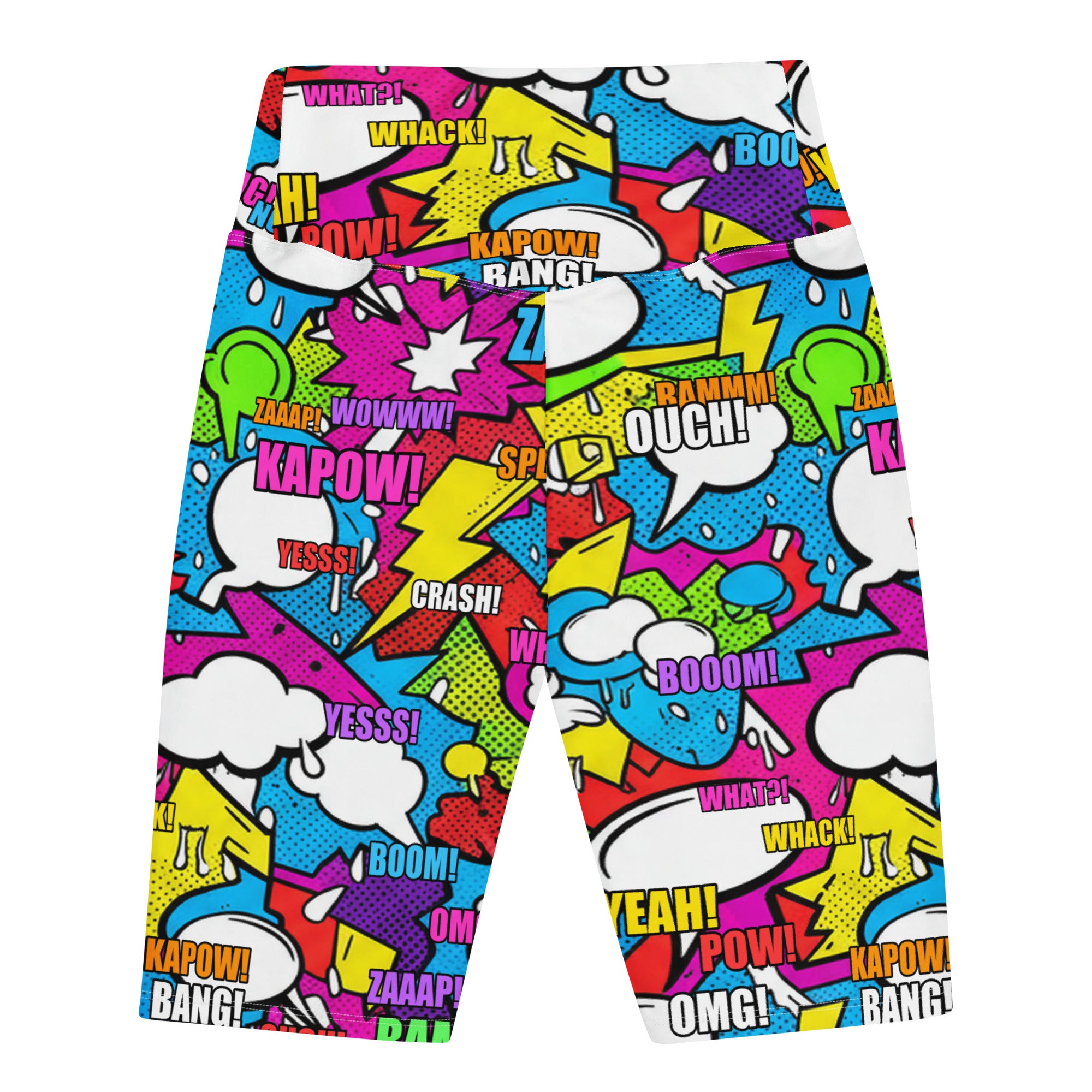 Comic Strip Graffiti Street Bike Shorts | GearBunch