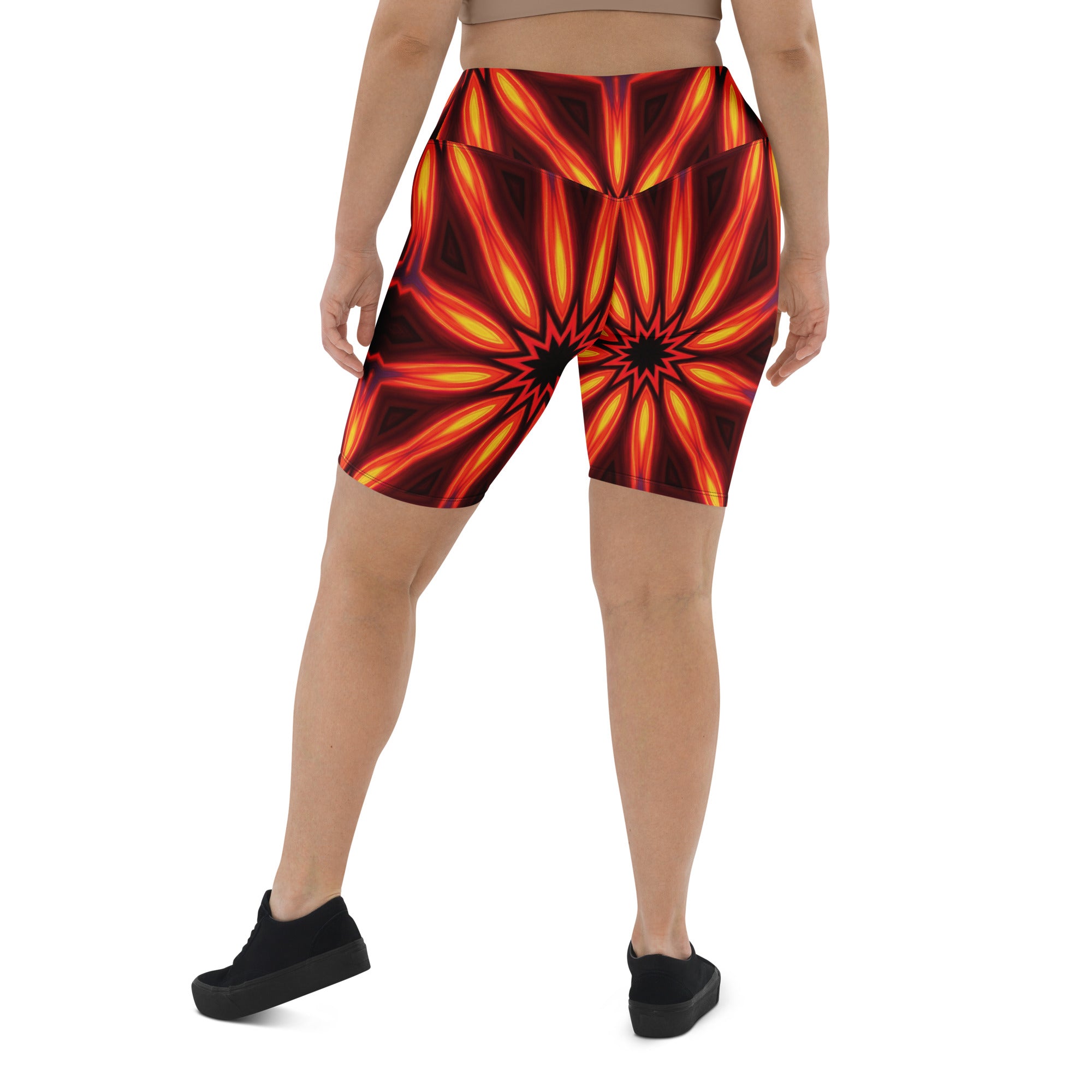 Psychedelic Infrared Bike Shorts | GearBunch