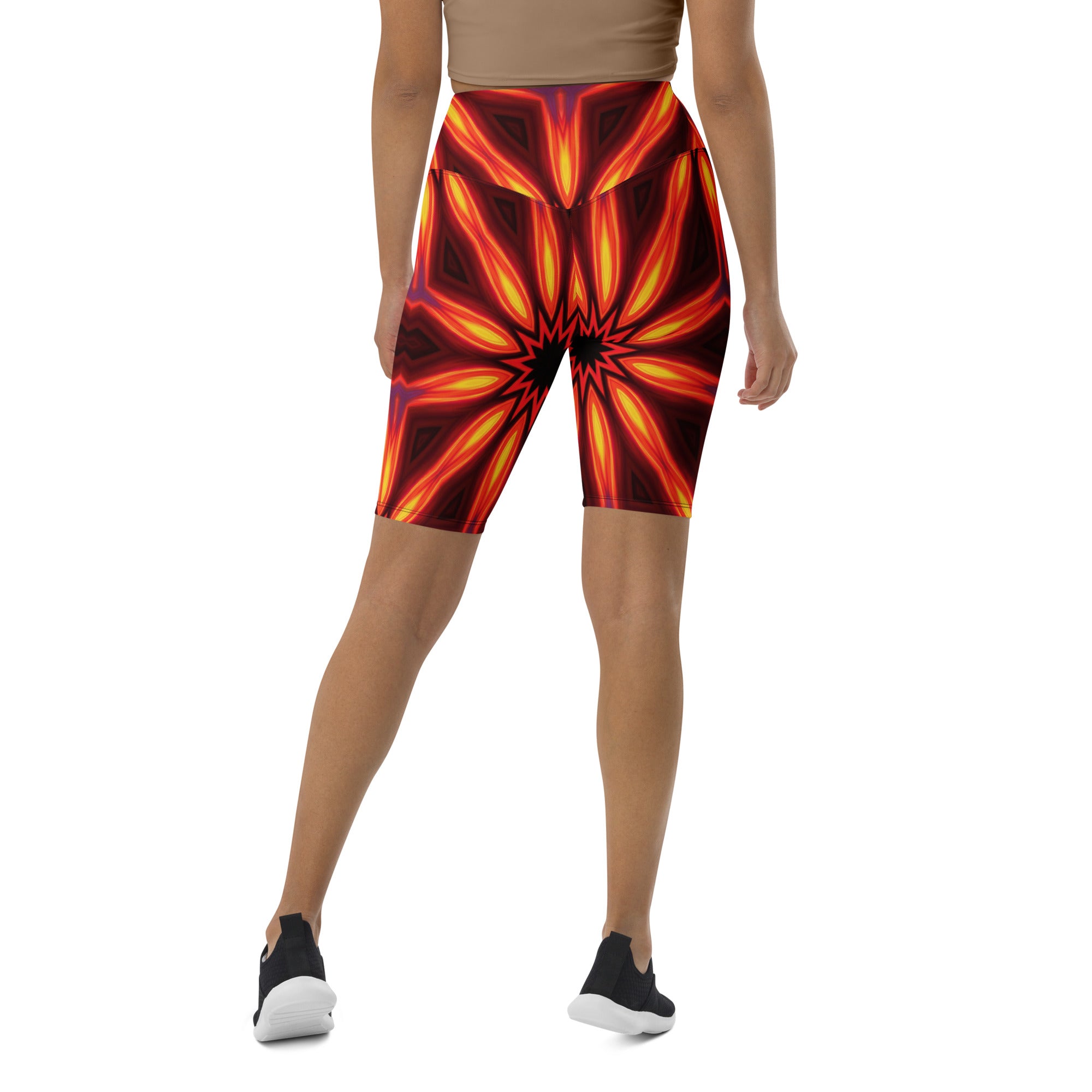 Psychedelic Infrared Bike Shorts | GearBunch