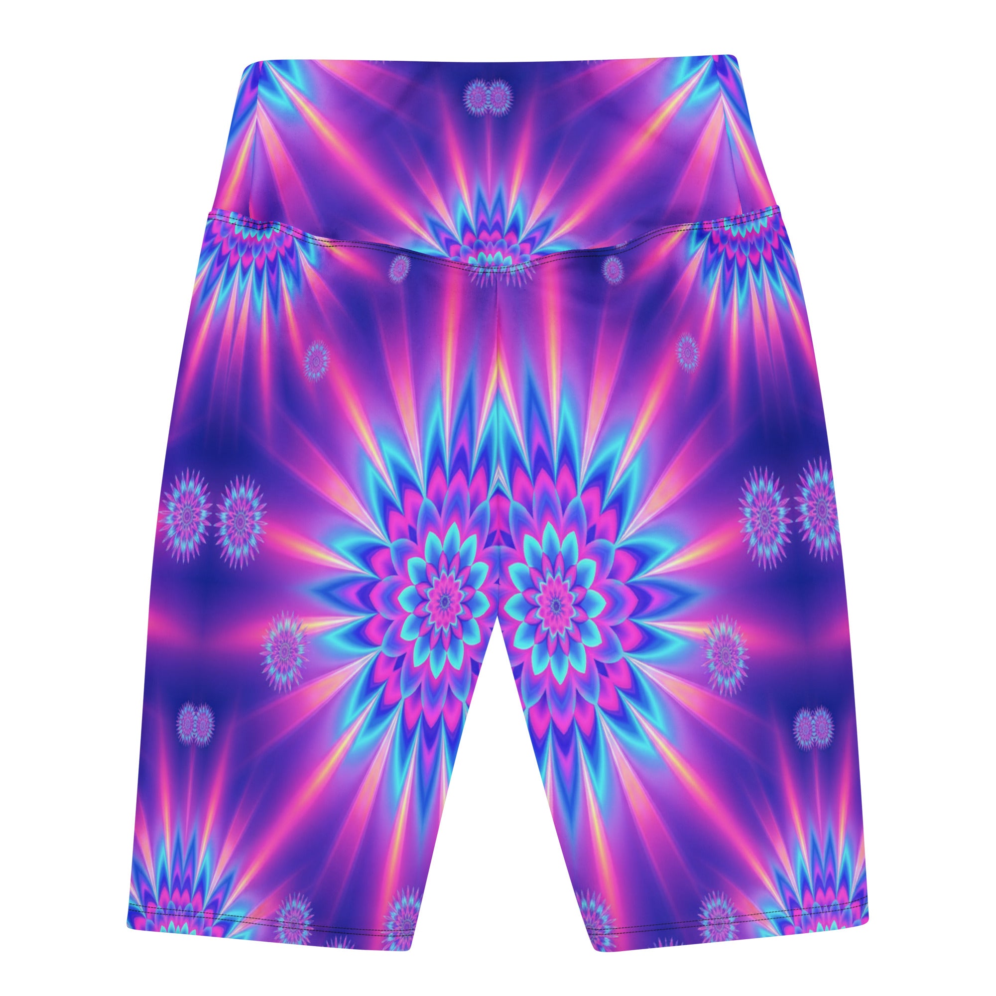 Psychedelic Vaporwave Dream Bike Shorts | GearBunch