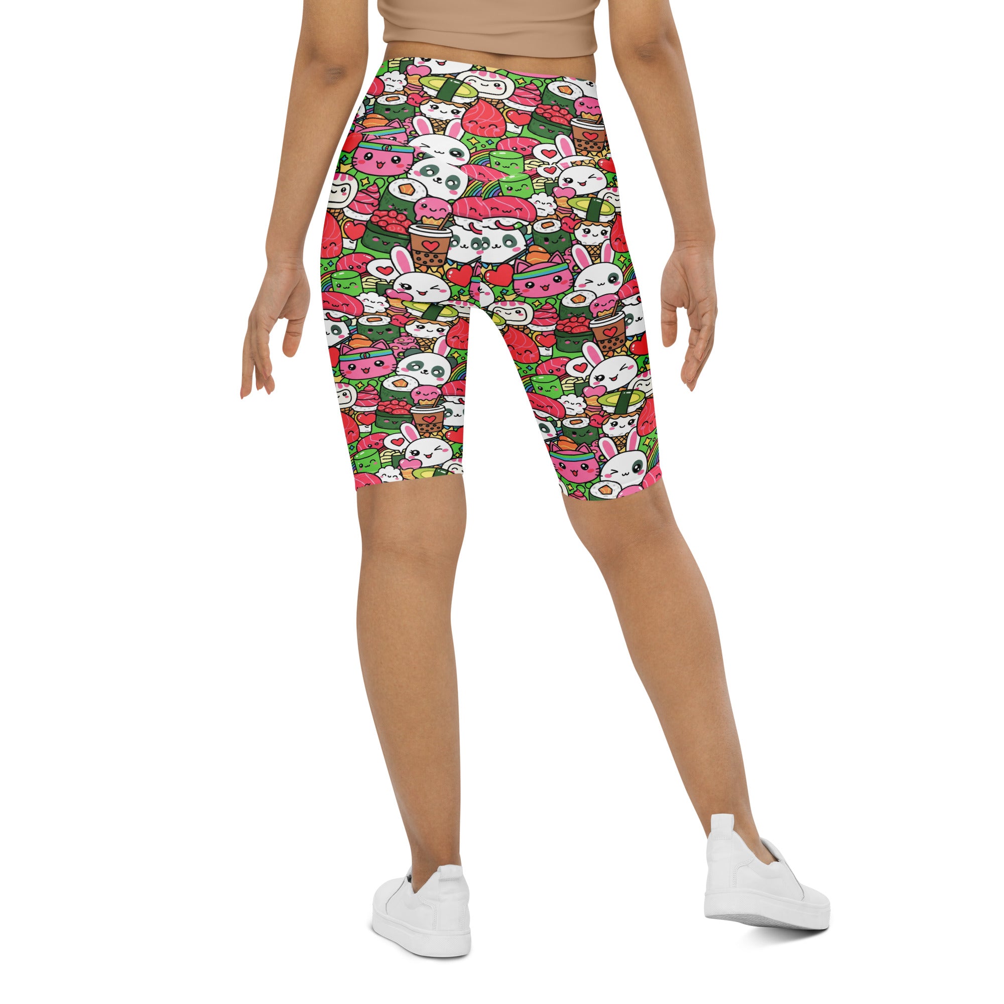 Kawaii Sushi Party Bike Shorts | GearBunch