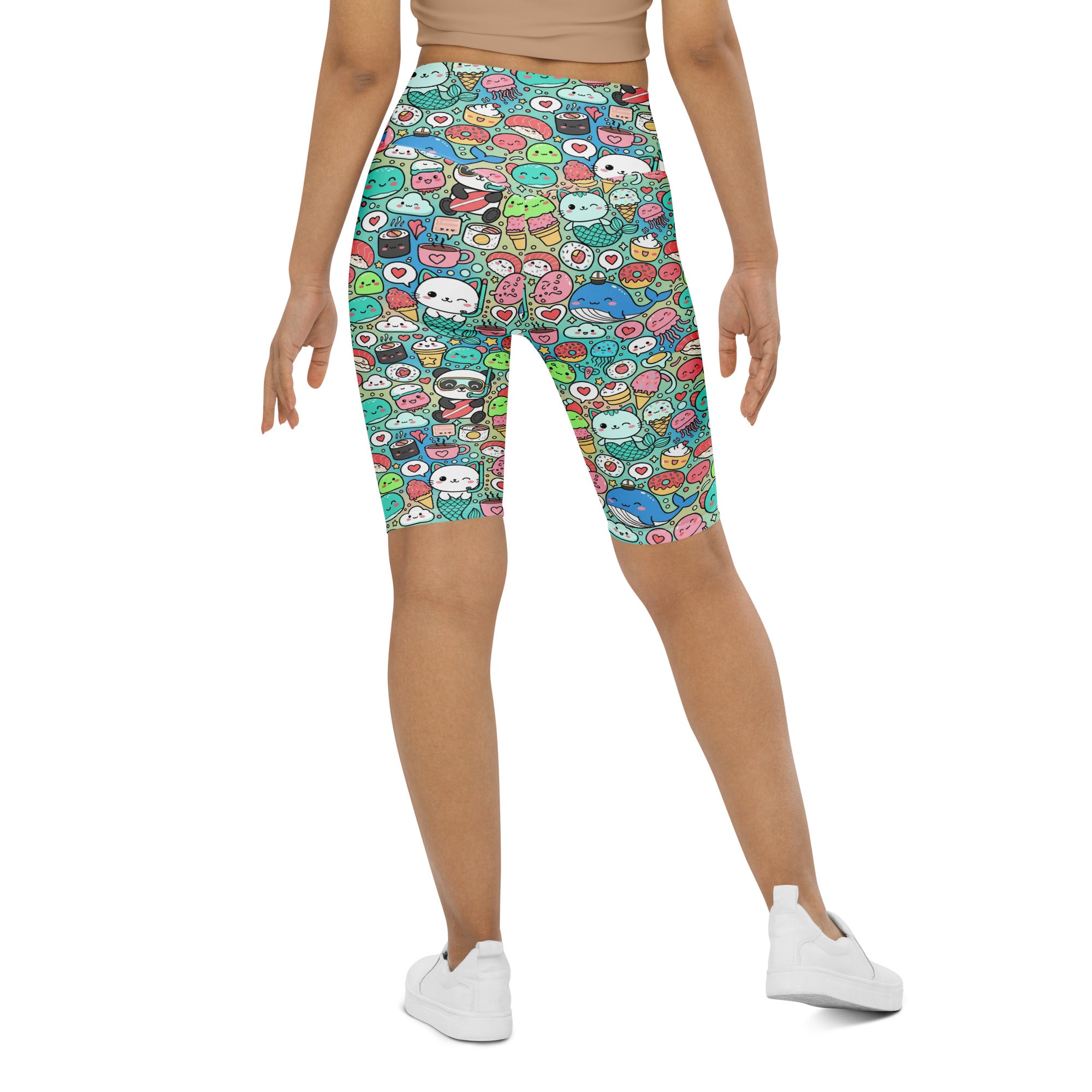 Kawaii Ocean Friends Bike Shorts | GearBunch