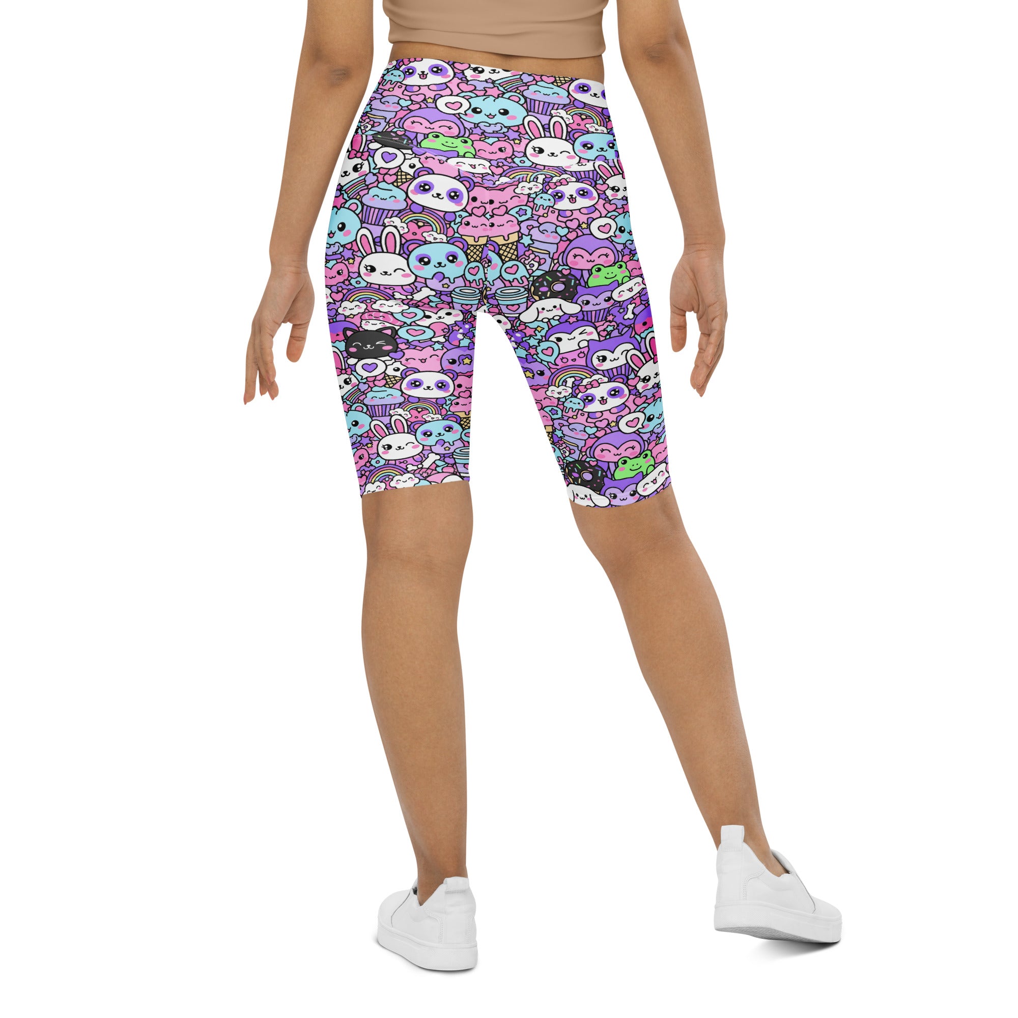 Kawaii Pastel Goth Bike Shorts | GearBunch