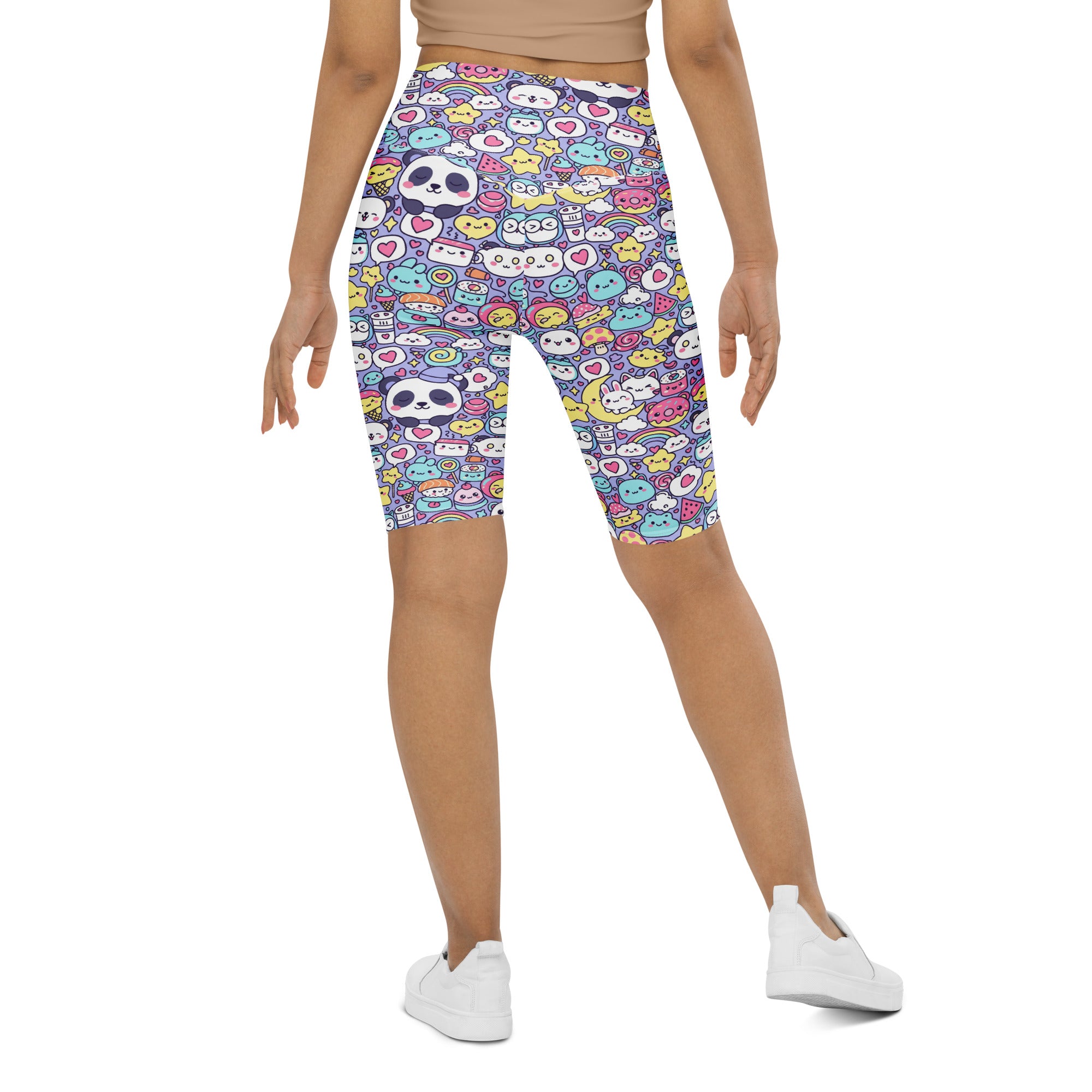 Kawaii Sleepy Time Bike Shorts | GearBunch