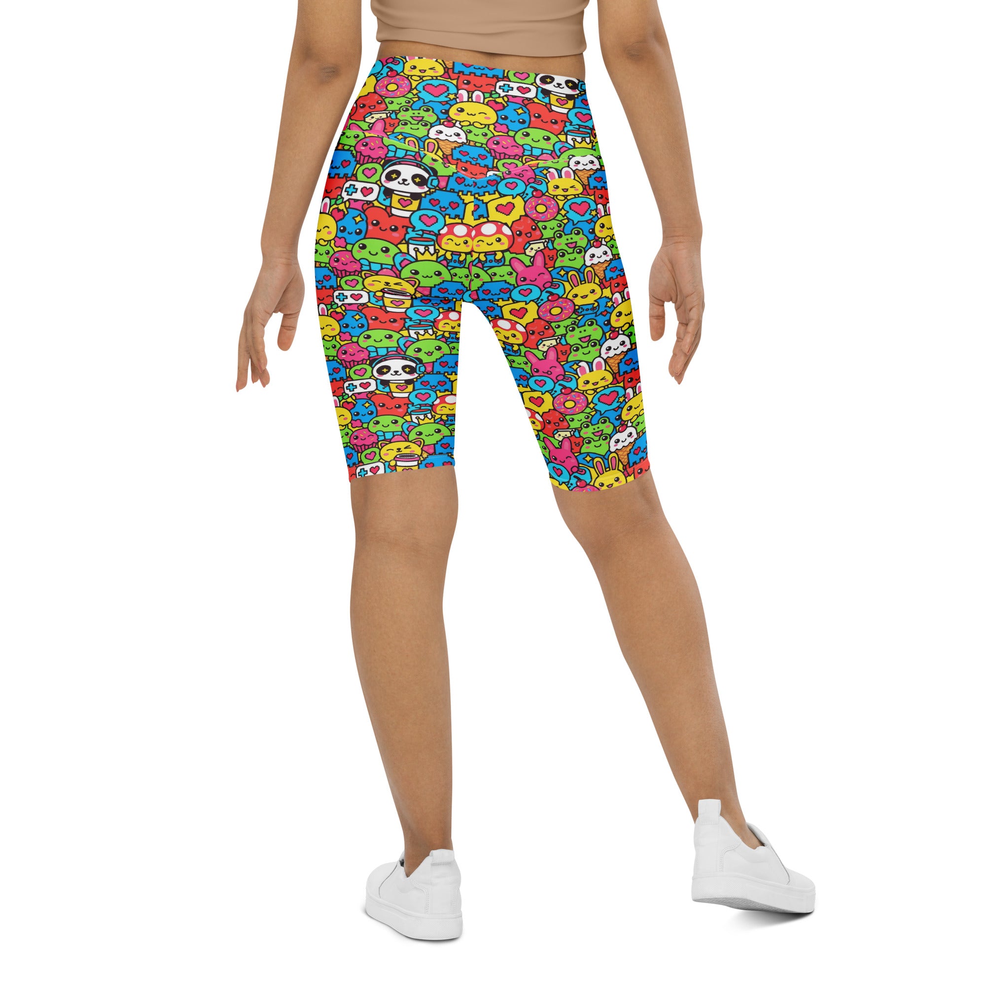 Kawaii Arcade Game Bike Shorts | GearBunch