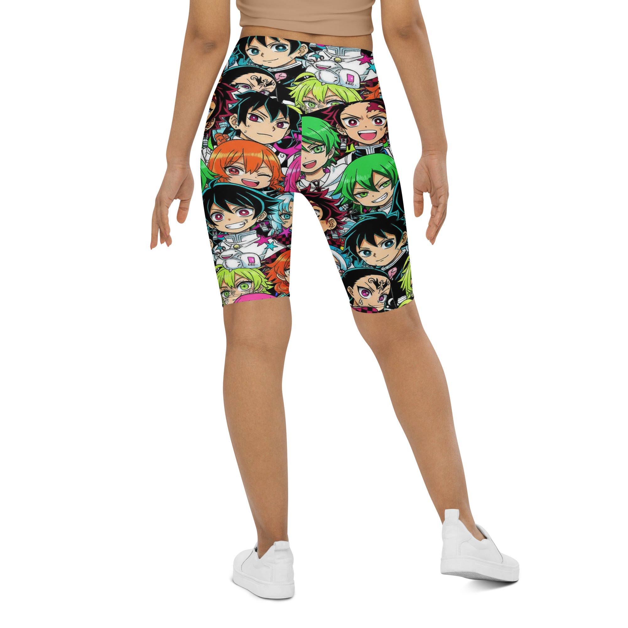 Demon Slayer Style Bike Shorts | GearBunch