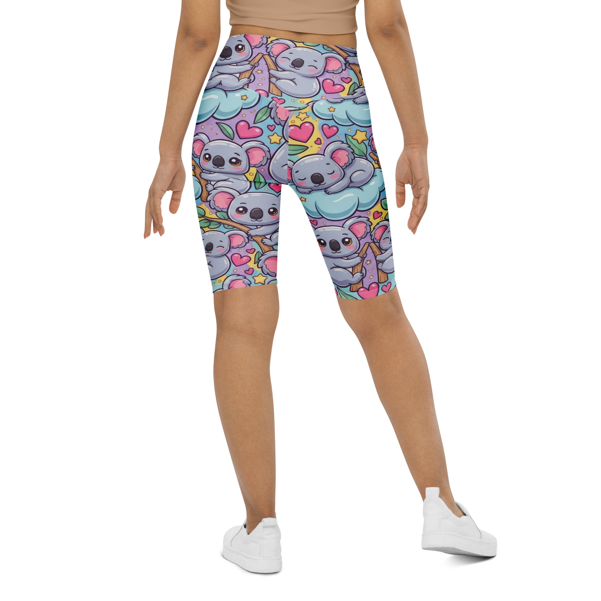 Vibrant Koala and Friends Bike Shorts | GearBunch