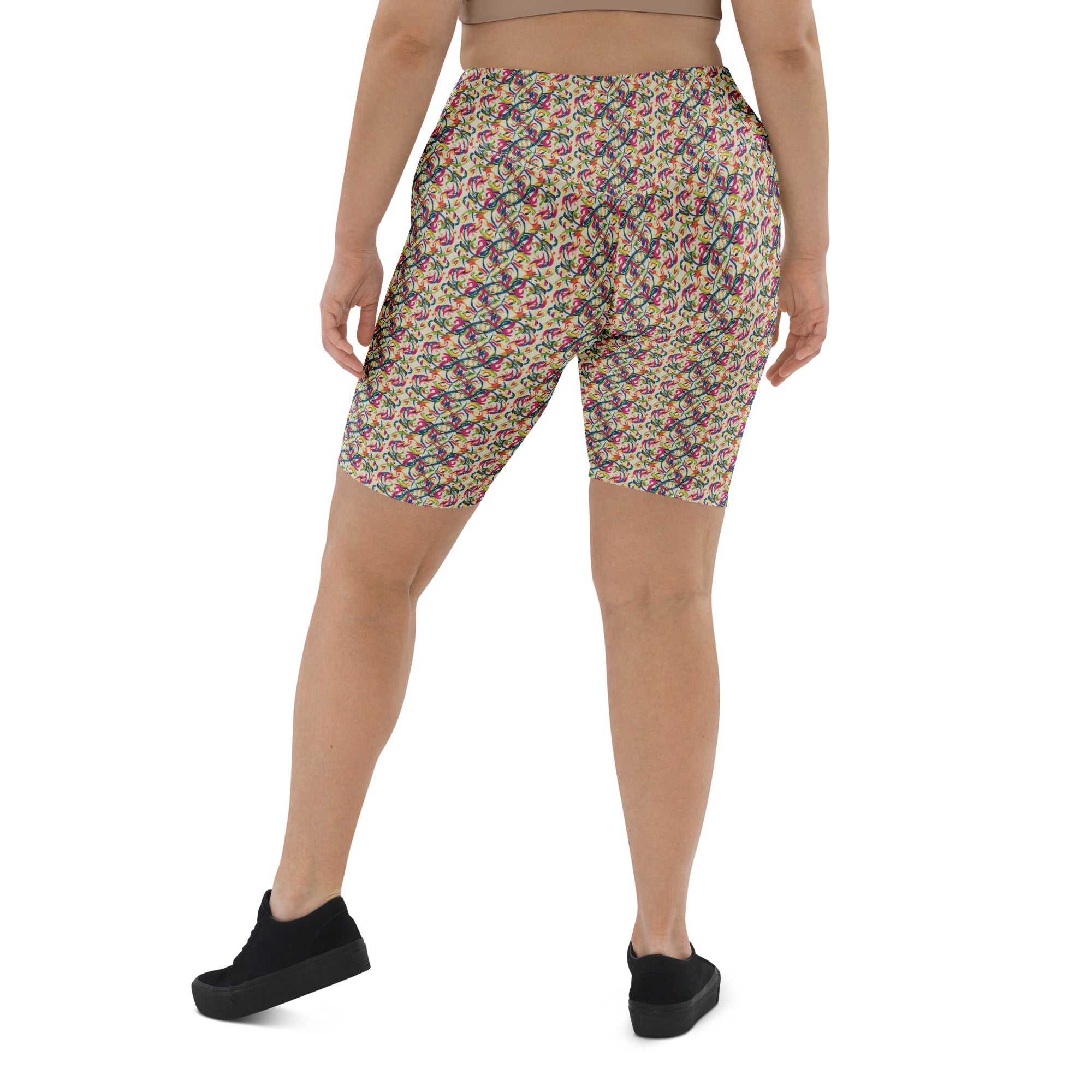 Ciao Bella Script Bike Shorts | GearBunch