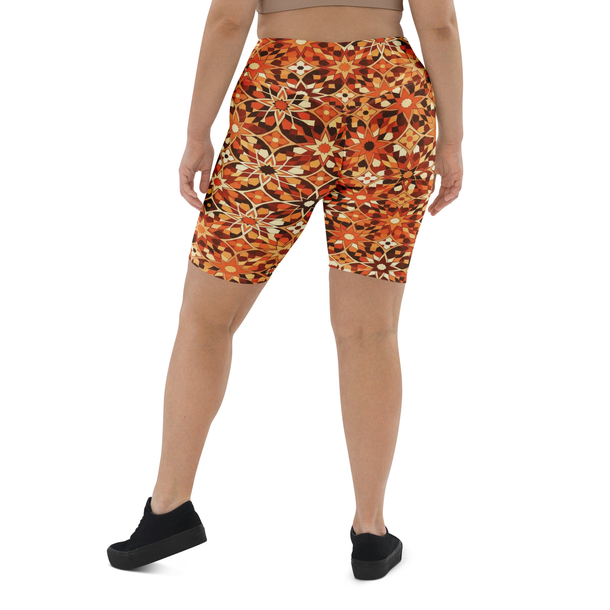 Zellige Desert Sand Bike Shorts | GearBunch