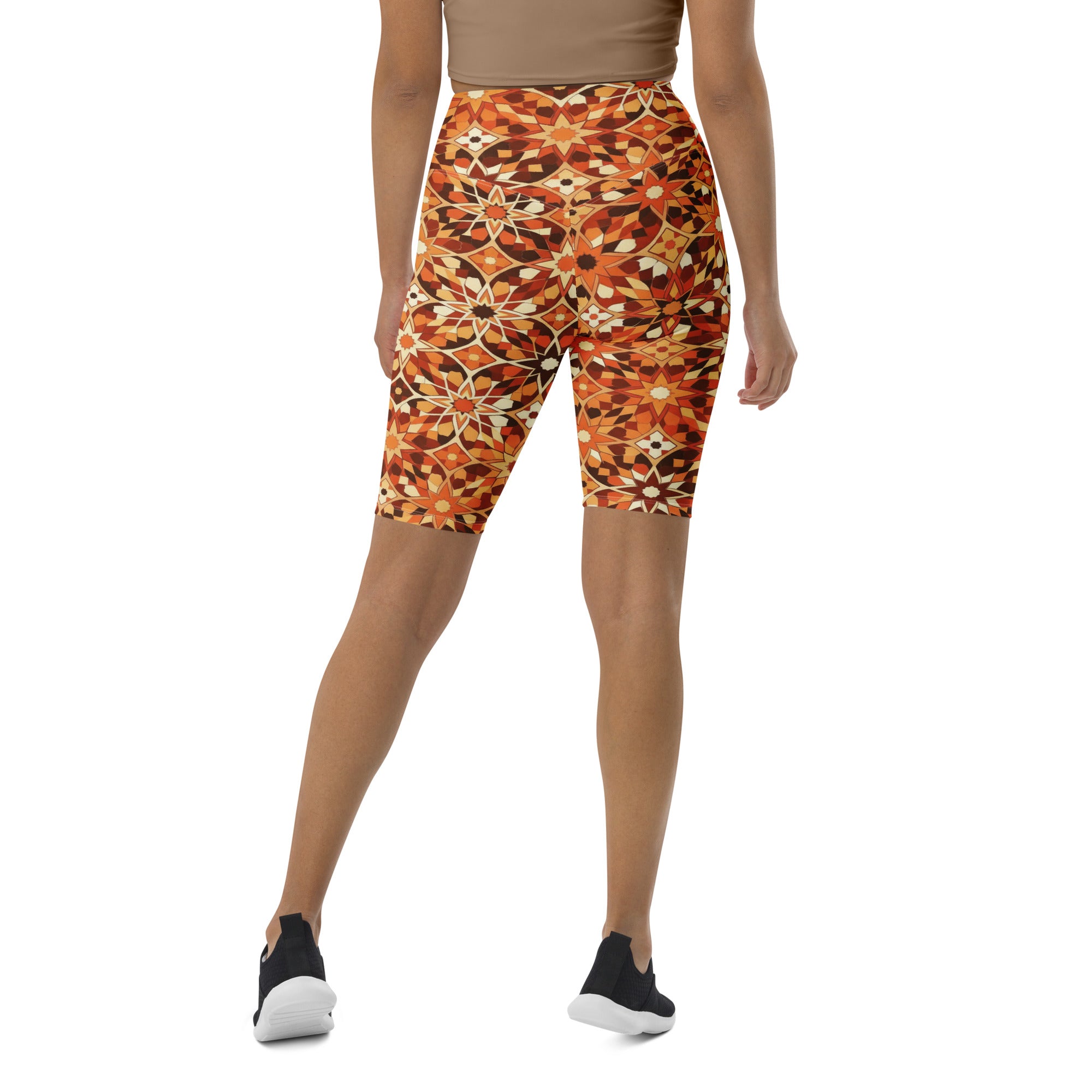 Zellige Desert Sand Bike Shorts | GearBunch