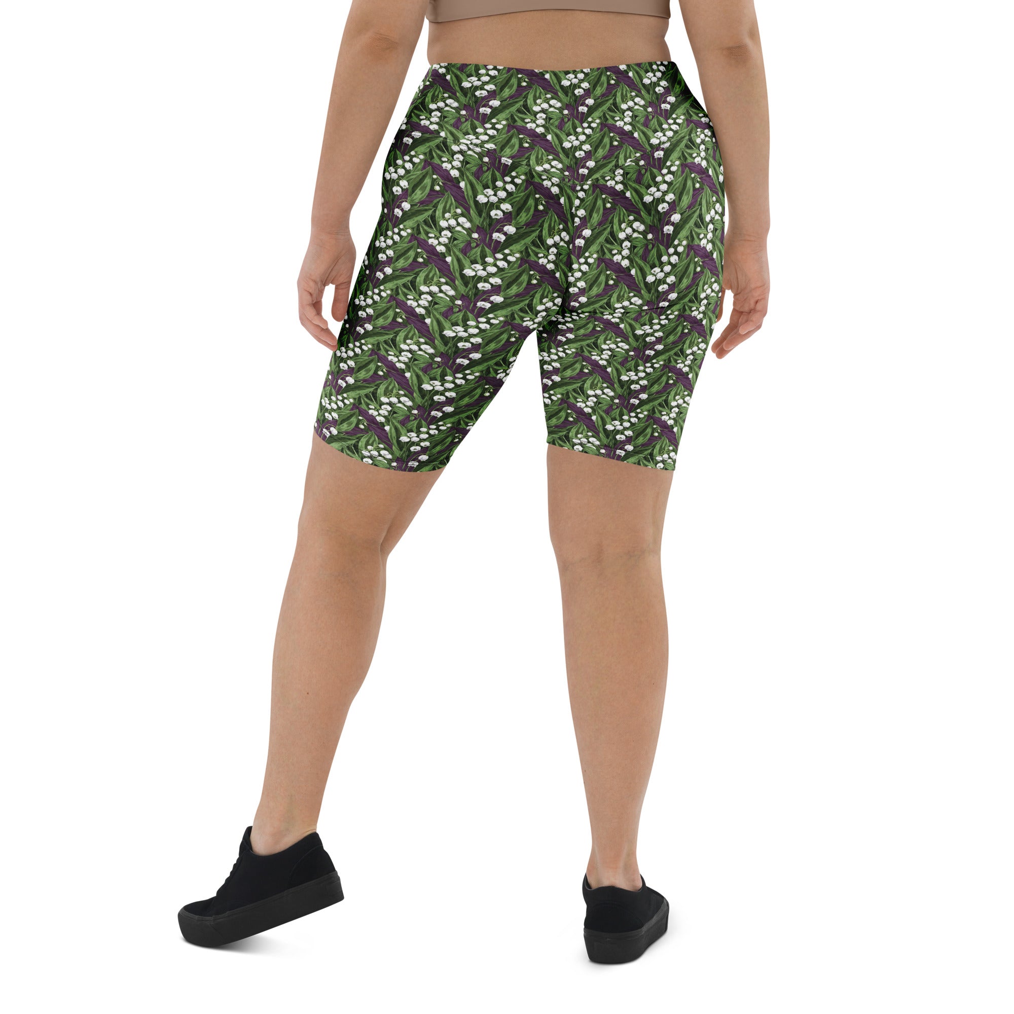 Lily of the Valley Bike Shorts | GearBunch