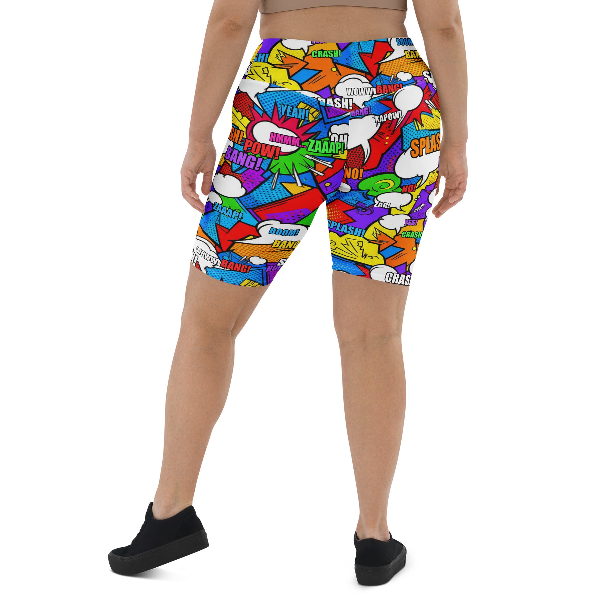 Comic Strip Classic Hero Bike Shorts | GearBunch