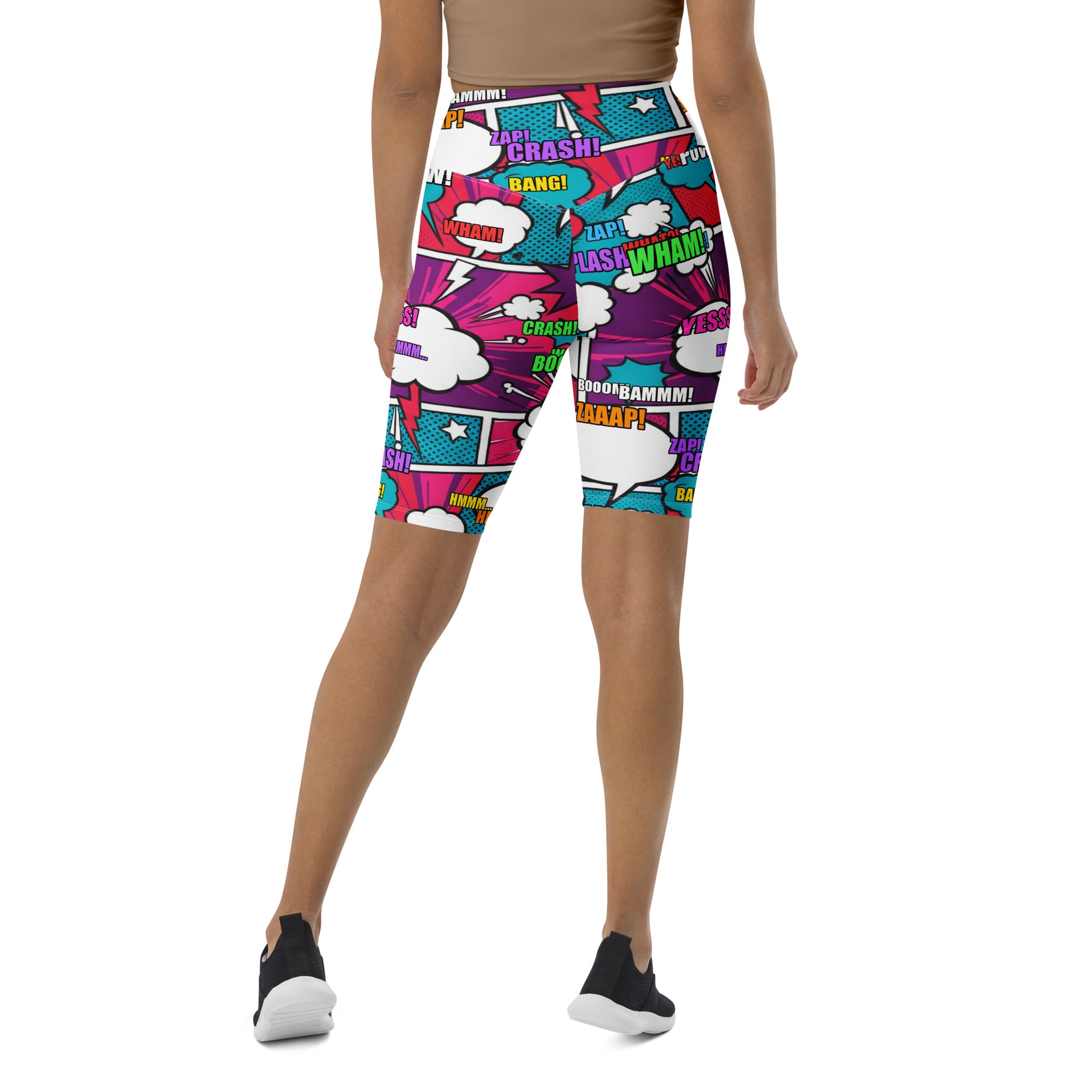 Comic Strip Roller Derby Bike Shorts | GearBunch