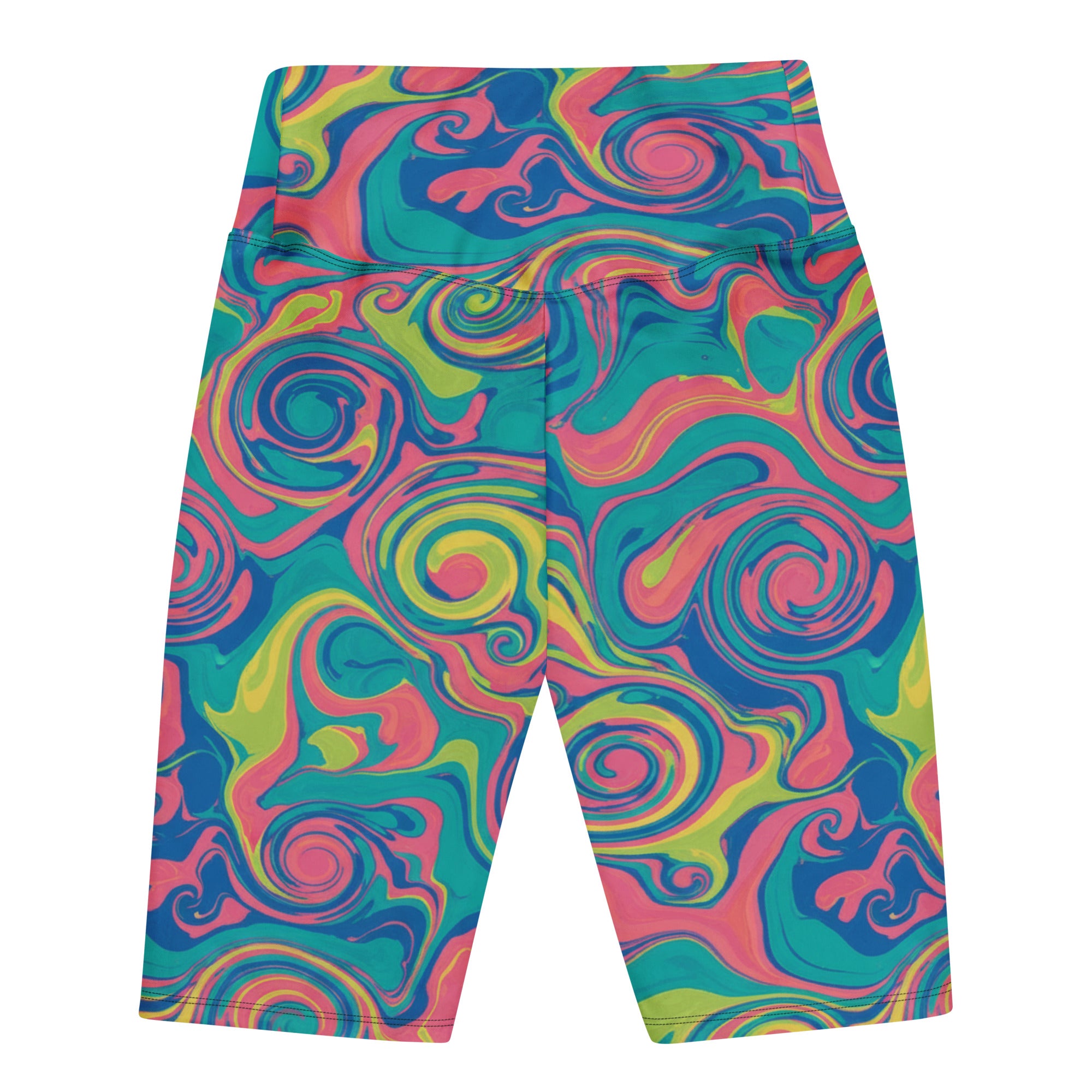 Liquid Marble Tropical Paradise Bike Shorts | GearBunch