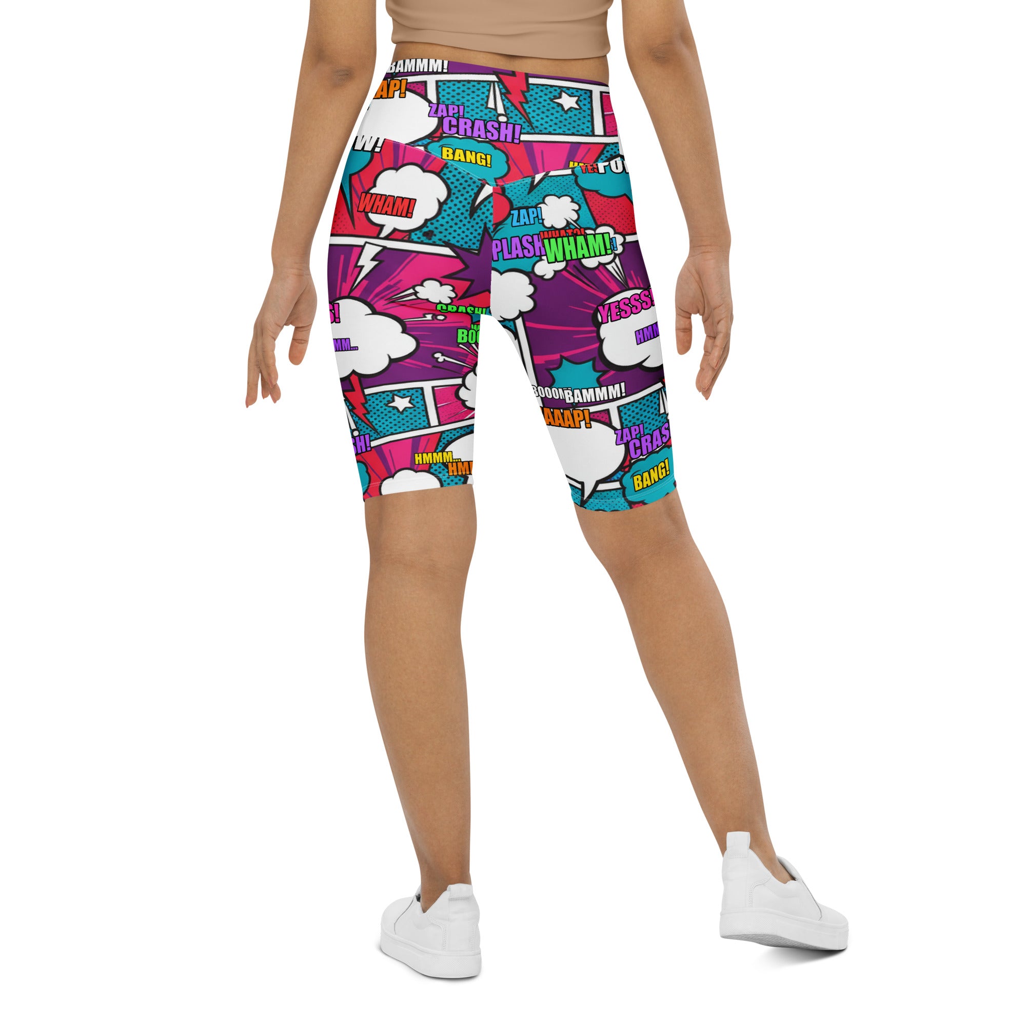Comic Strip Roller Derby Bike Shorts | GearBunch