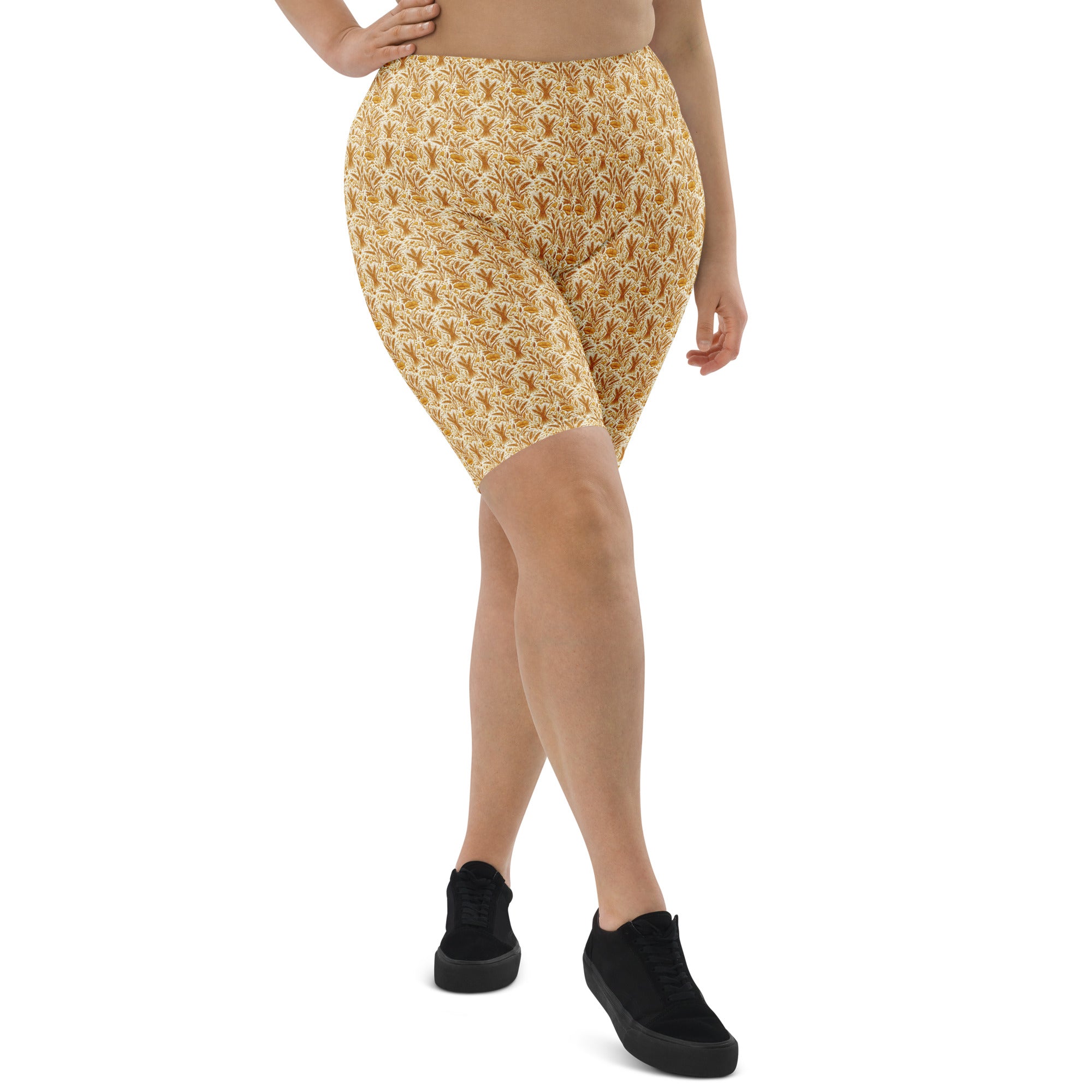 Wheat Field Harvest Bike Shorts | GearBunch
