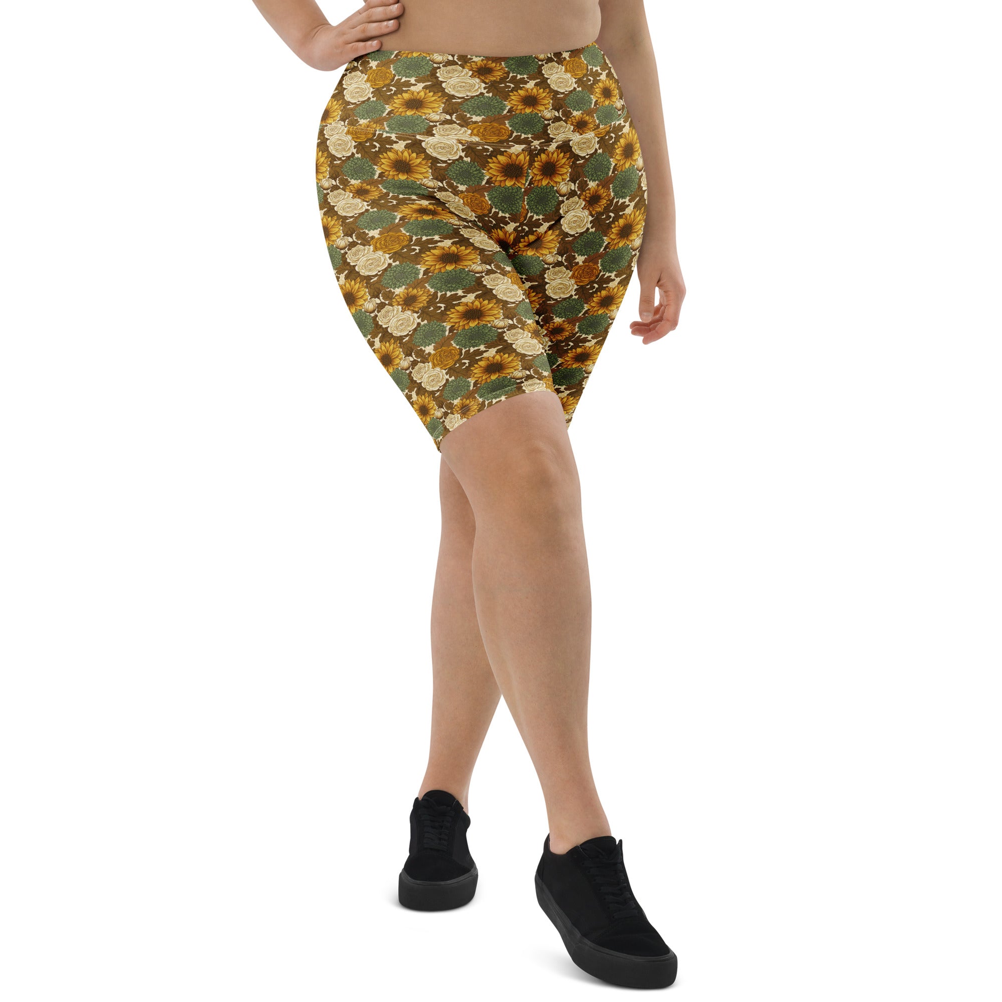 Virgo Harvest Botanical Bike Shorts | GearBunch