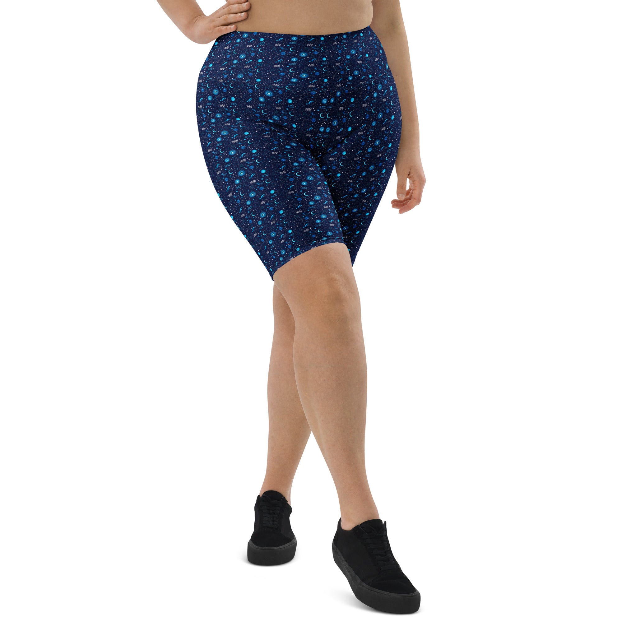 Aquarius Celestial Bike Shorts | GearBunch