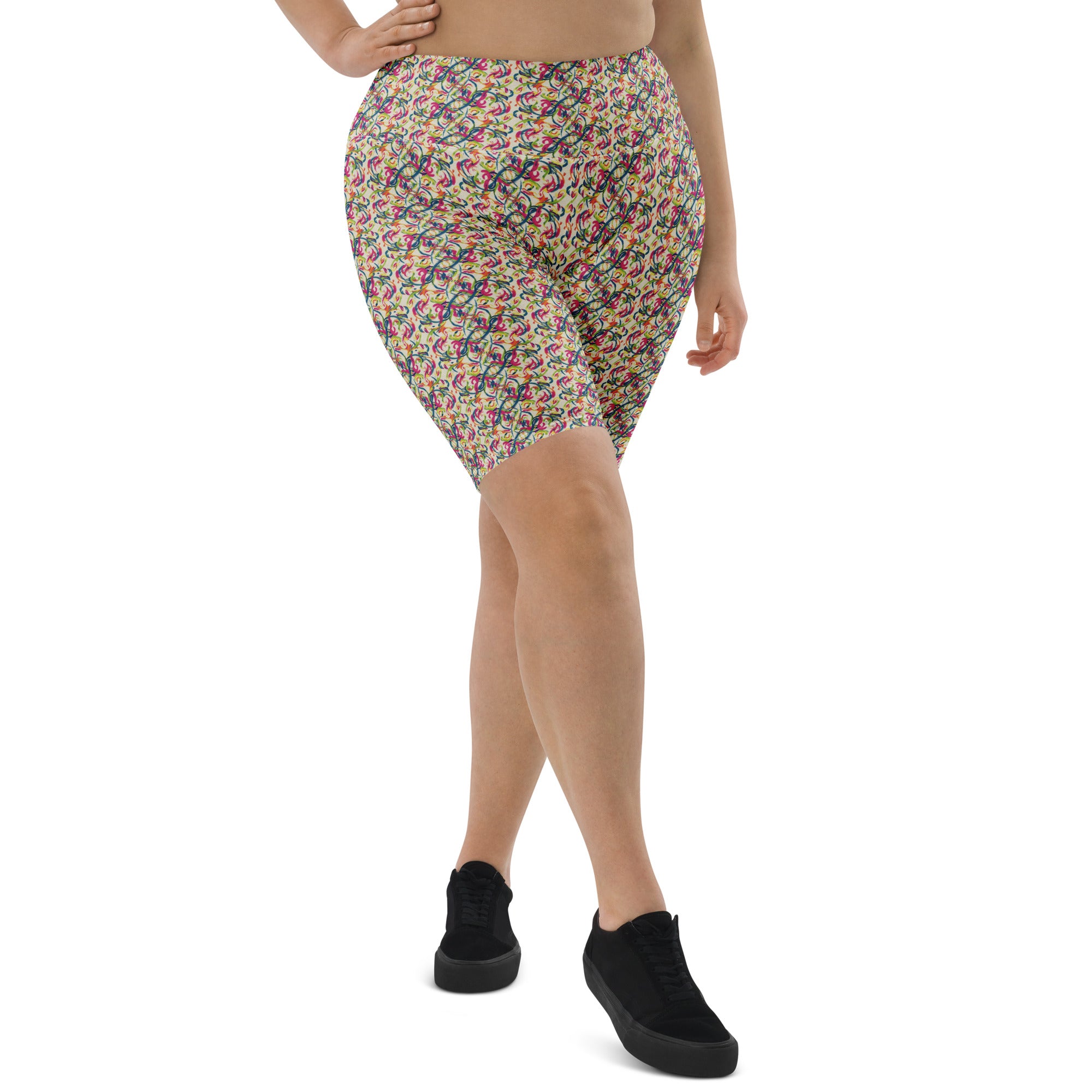 Ciao Bella Script Bike Shorts | GearBunch