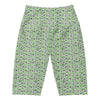 Women's small blocks geometric bike shorts front view