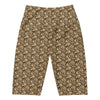 Women's abstract desert landscape bike shorts front view