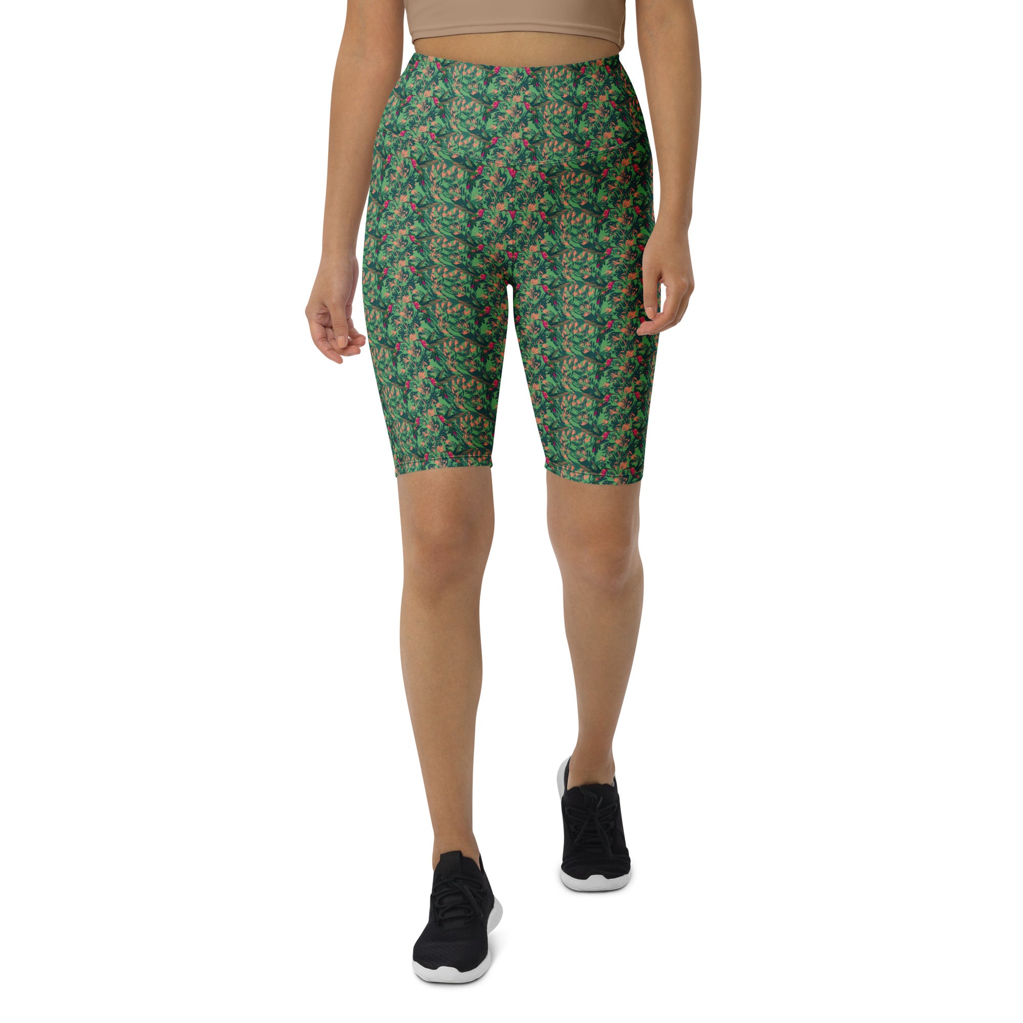 Ruby-throated Hummingbird Bike Shorts | GearBunch
