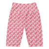 Women's cherry strawberry cream bike shorts front view