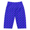 Women's abstract bike shorts front view