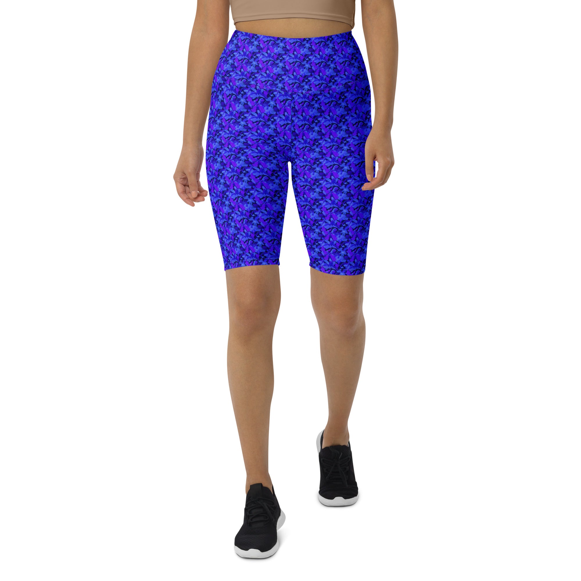 Touching Distance Abstract Bike Shorts | GearBunch