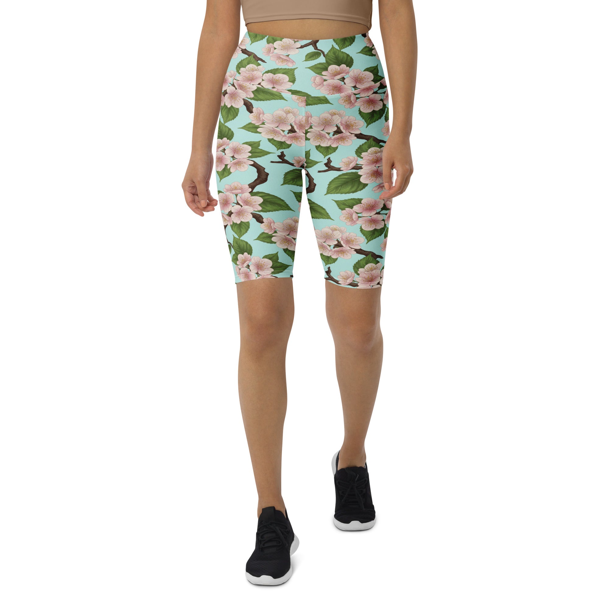 Cherry Blossom Branches Bike Shorts | GearBunch