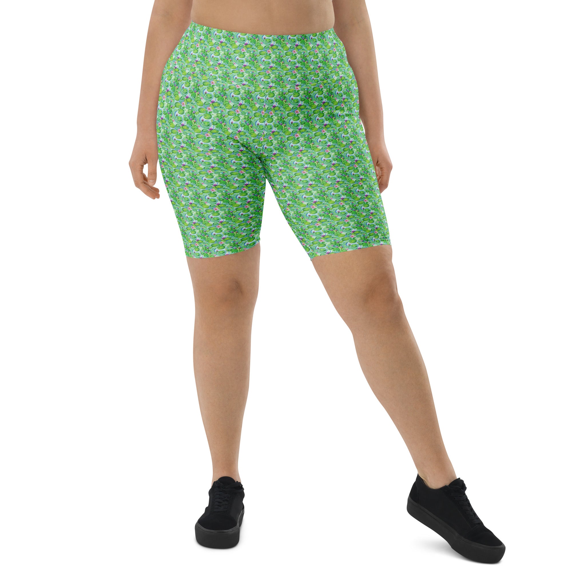 Claude Monet Water Lilies Bike Shorts | GearBunch