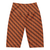 Women's autumn gingham check bike shorts front view
