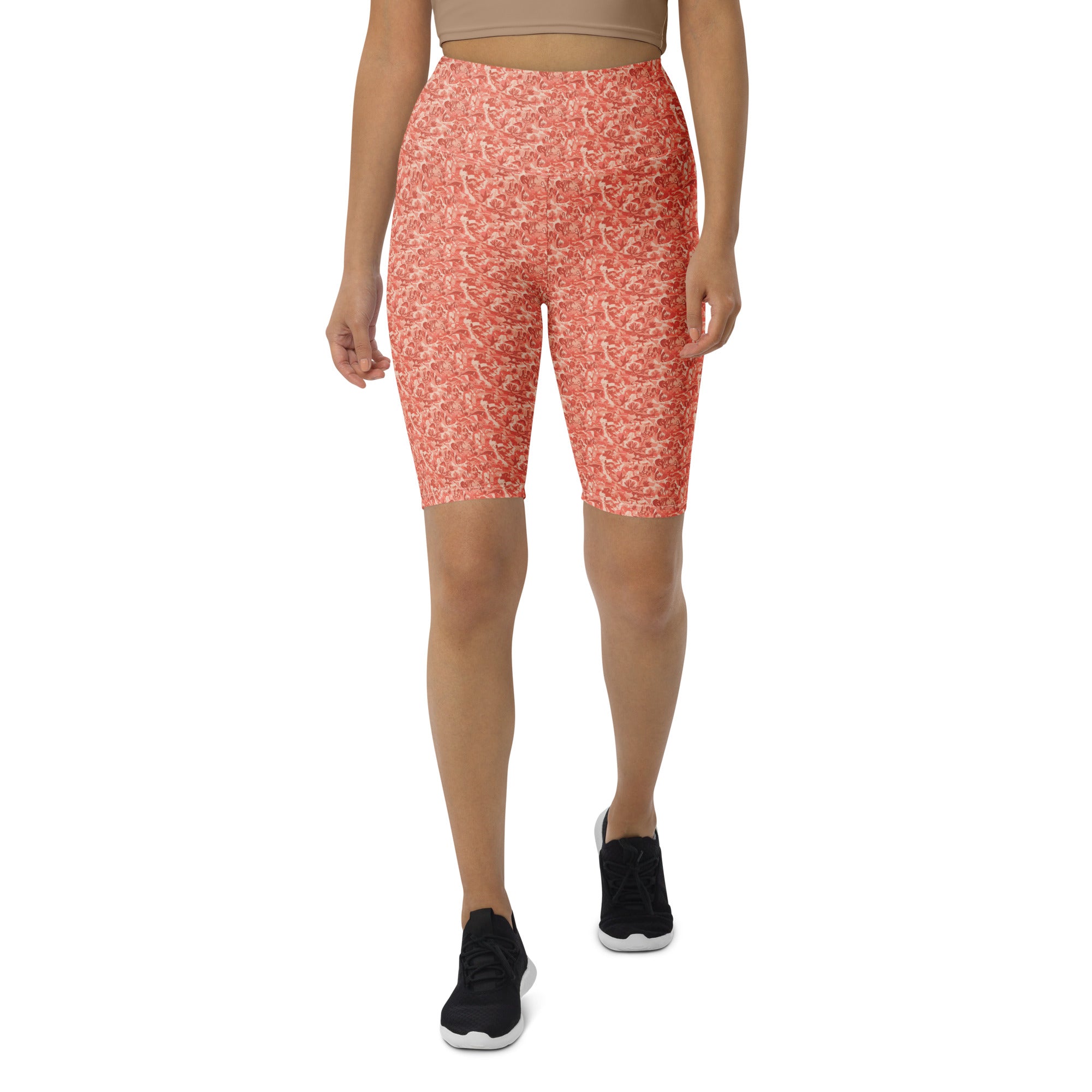 Distorted Cowboy Landscape Bike Shorts | GearBunch
