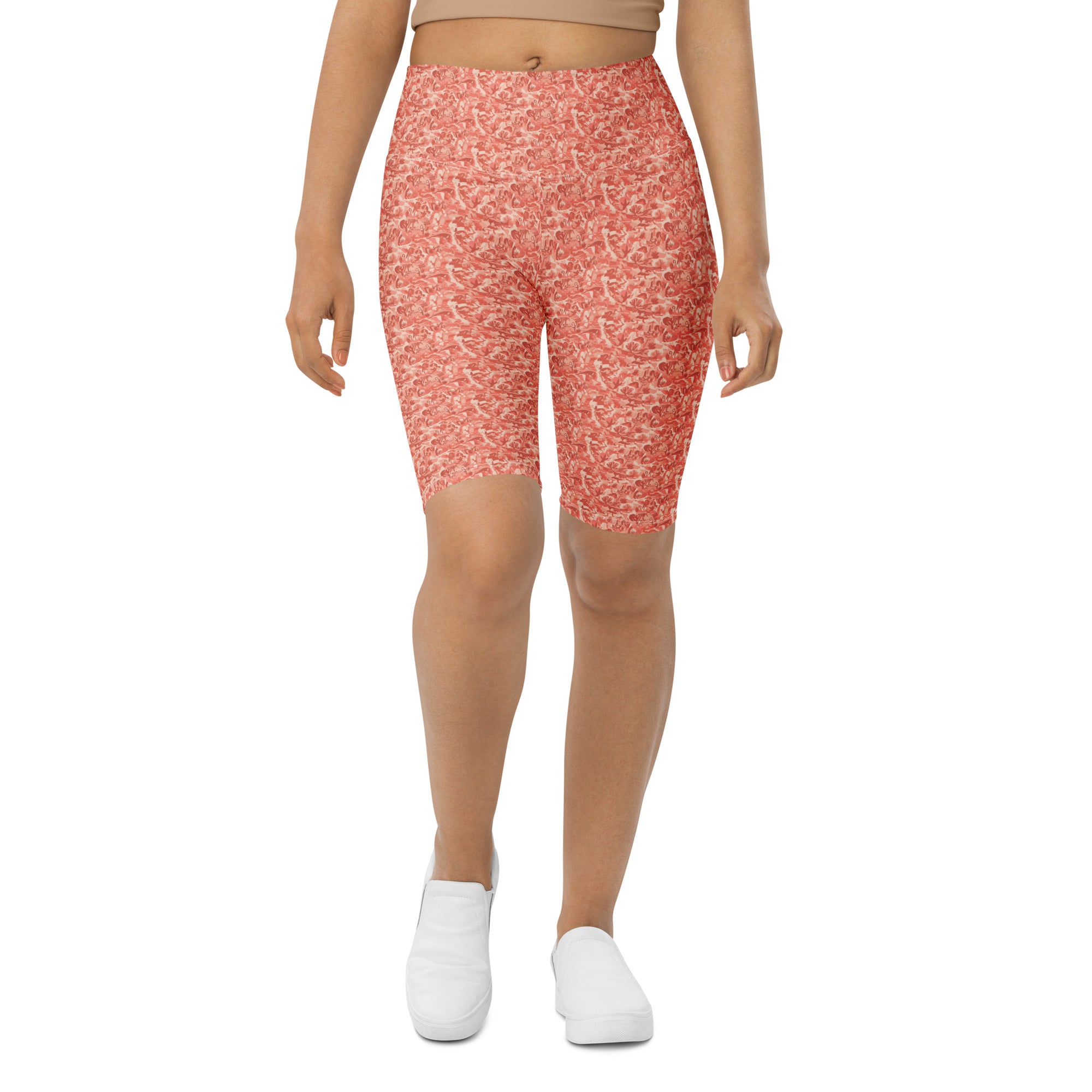 Distorted Cowboy Landscape Bike Shorts | GearBunch