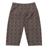 Women's snake pattern bike shorts front view