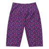 Women's hummingbird divination art bike shorts front view