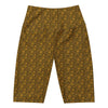 Women's floral Gustav Klimt bike shorts front view