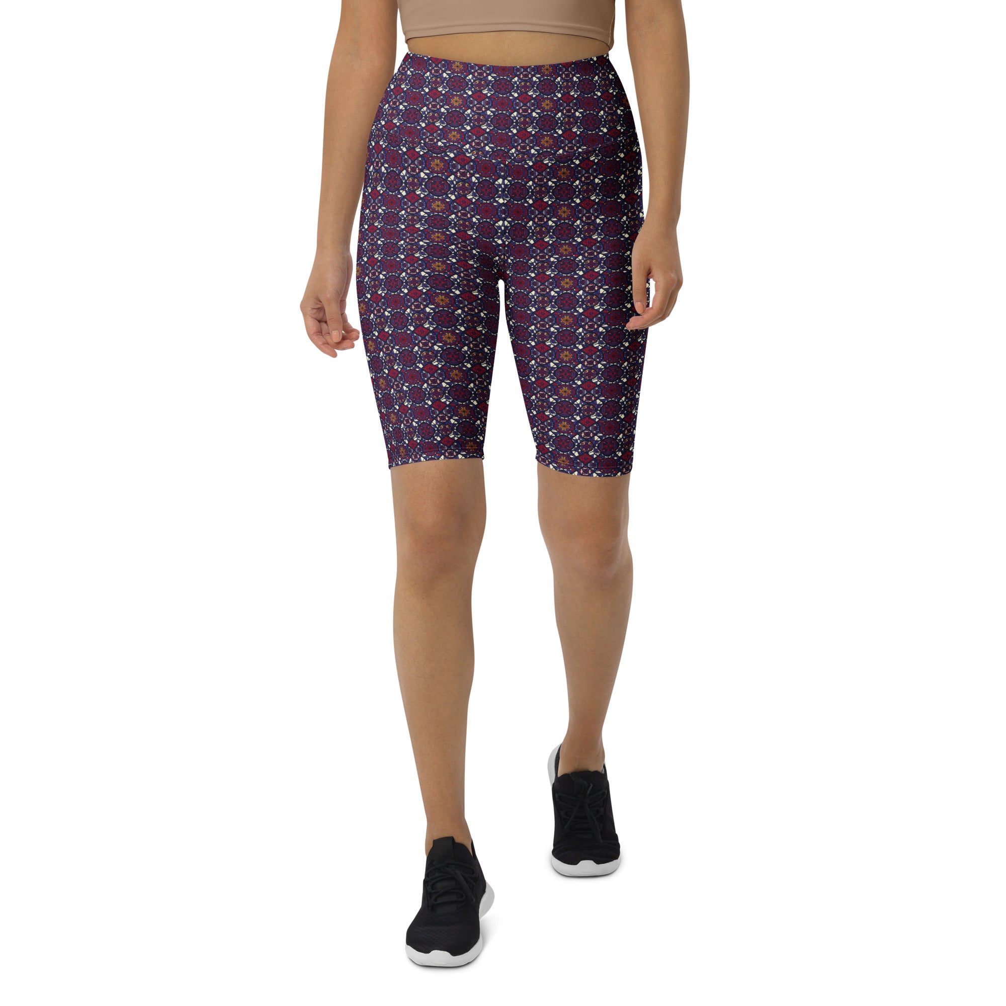 Stained Glass Cathedral Bike Shorts | GearBunch