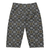 Women's cross mandala bike shorts front view