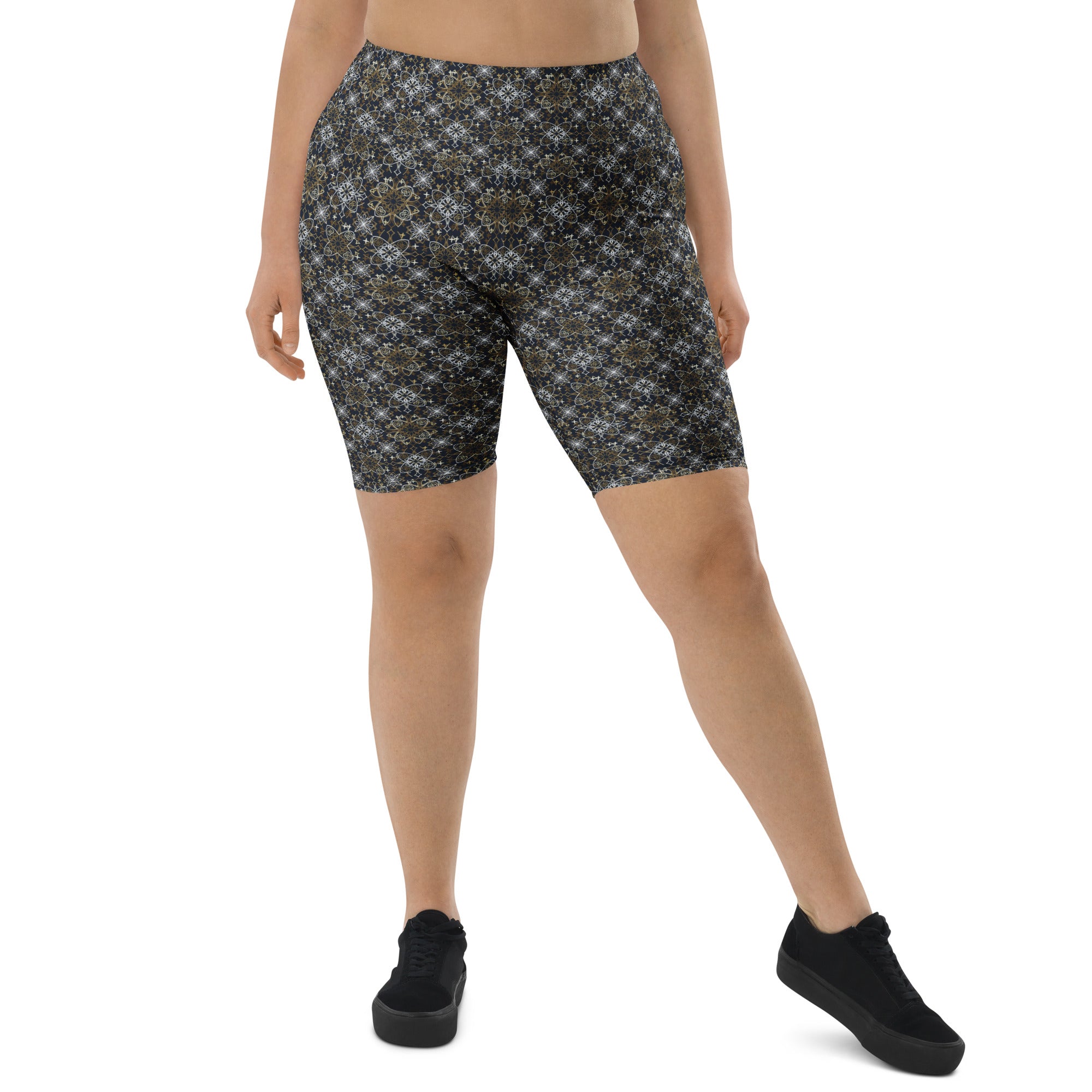 Cross Mandala Bike Shorts | GearBunch