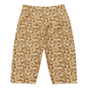 Women's white jerusalem stone mosaic bike shorts front view