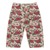 Women's Rose of Sharon floral bike shorts front view