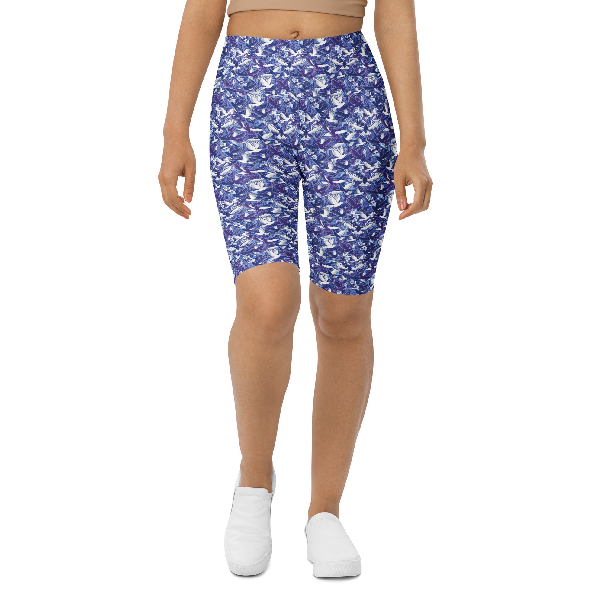 Dove in Flight Bike Shorts | GearBunch