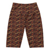 Women's aries ram mystical printed bike shorts front view