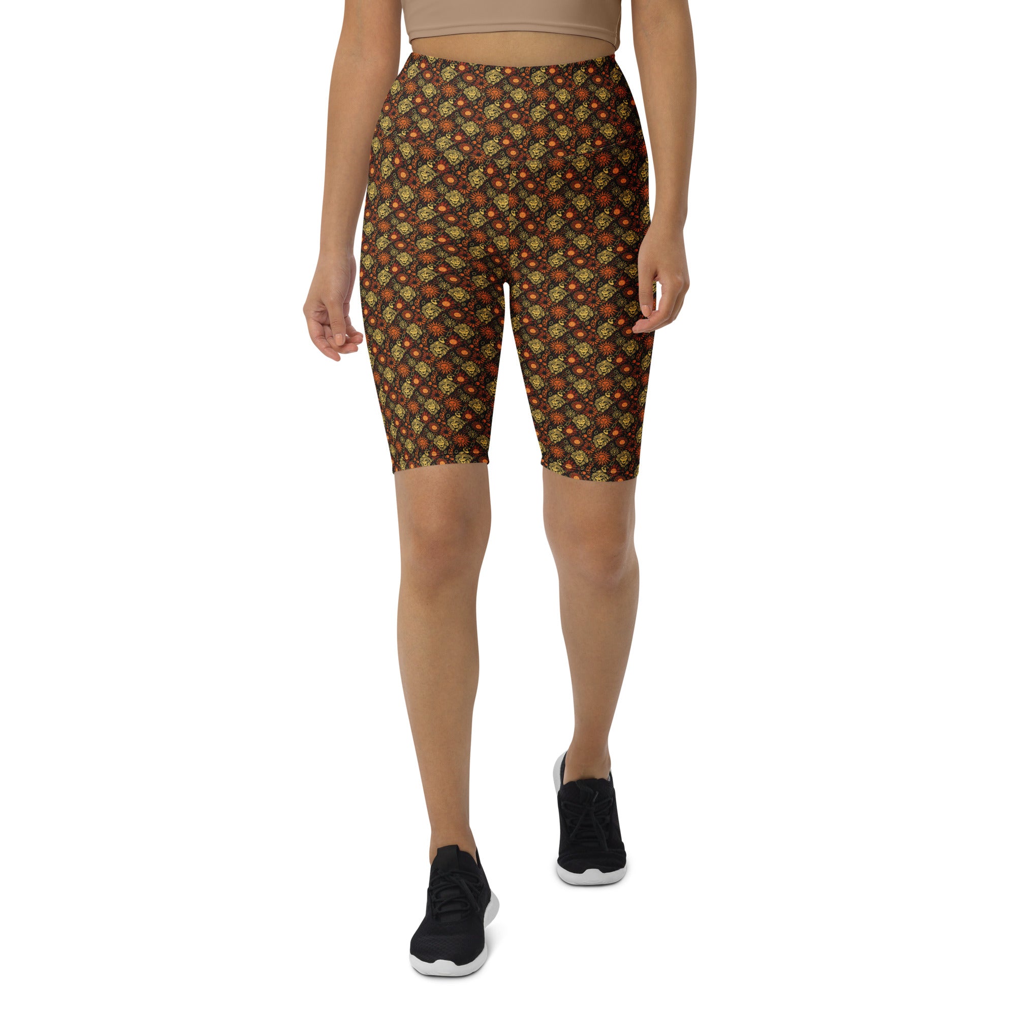 Leo Sun Mane Bike Shorts | GearBunch