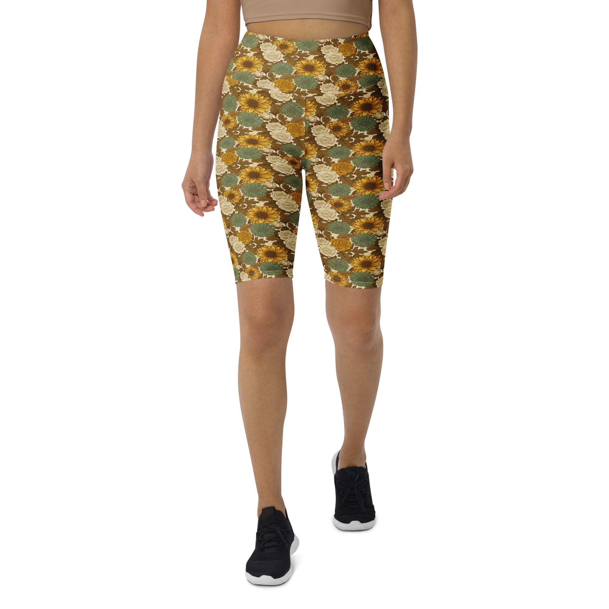 Virgo Harvest Botanical Bike Shorts | GearBunch