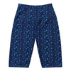 Women's celestial pattern bike shorts front view